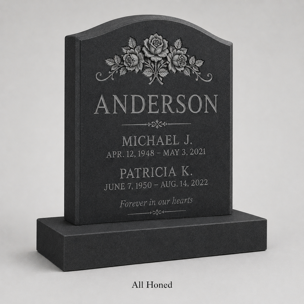 Cemetery stone engraving by NJ Stone Engravers artisans — image 3