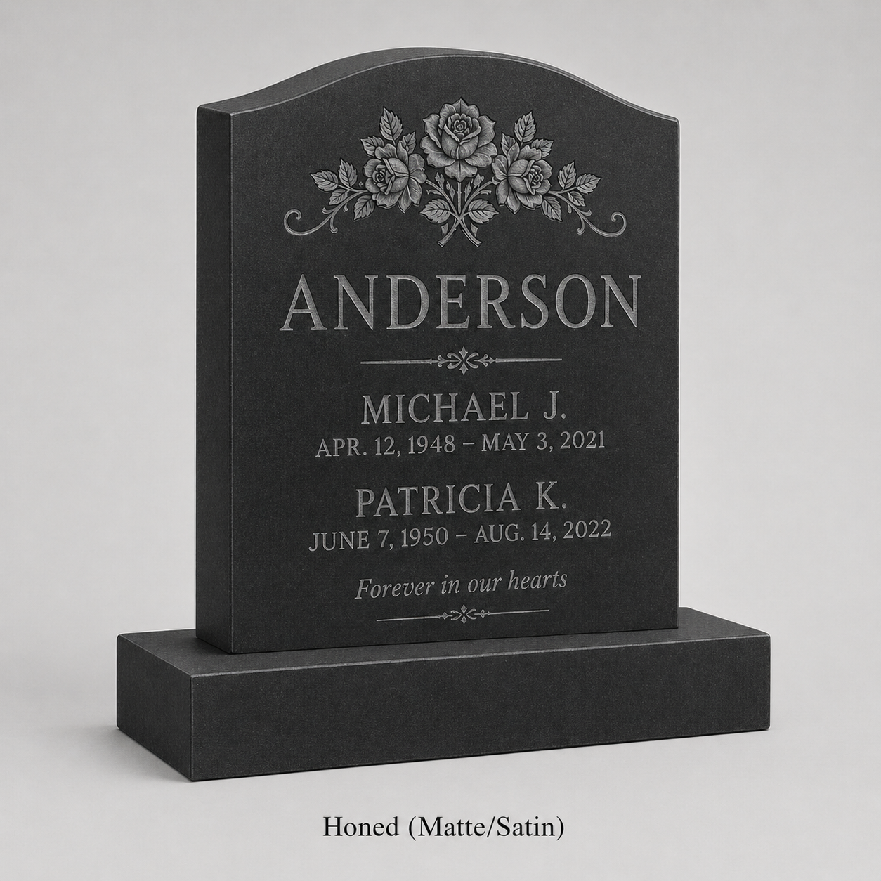 Cemetery stone engraving by NJ Stone Engravers artisans — image 4