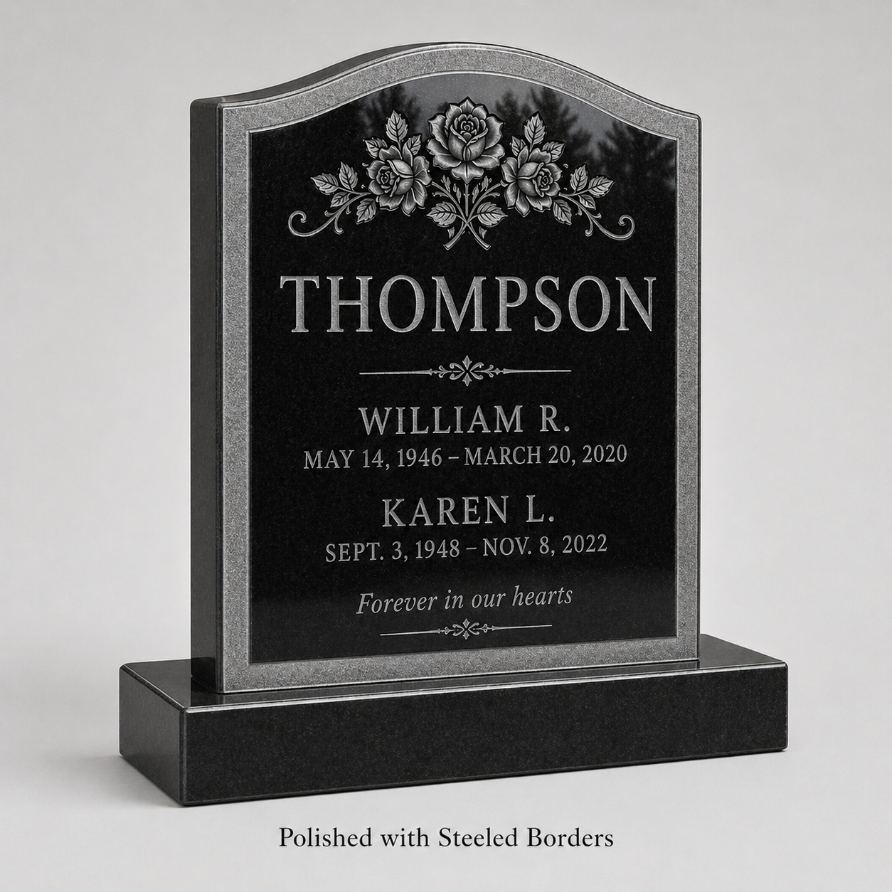 Cemetery stone engraving by NJ Stone Engravers artisans — image 2