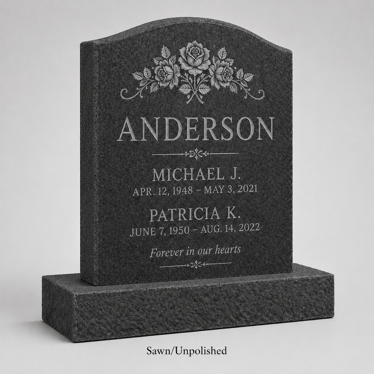 Cemetery stone engraving by NJ Stone Engravers artisans — image 4